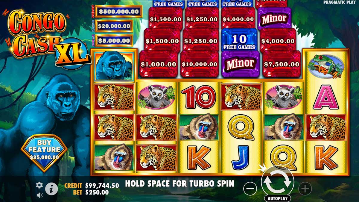 Congo Cash XL slot machine game