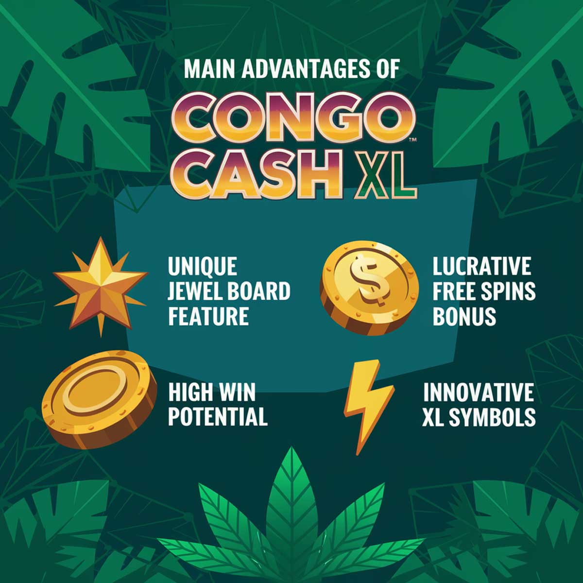 Congo Cash XL slot machine game